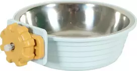 Zolux triušių ir jūrų kiaulyčių šėrykla tvirtinimui, plastikas/nerūdijantis plienas, COSY, 350 ml, mėlyna