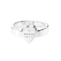 Gucci Raidės Logotipo Širdelės Papuošimas Sidabrinis Žiedas Moteriškas žiedas 223867-J8400-8106 15