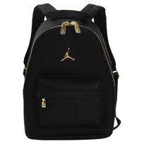 Jordan 10L kuprinė su auksiniu logotipu ir užtrauktuku, maža, unisex, juoda JD2543013AD-001 Black black