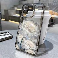 Flower Phone Case For iPhone 16 13 15 11 12 14 17 Pro Max Air 16E XS XR 7 8 SE Shockproof Transparent Cover Silicone Soft Fundas For iPhone X XS