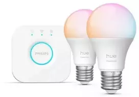 „Philips Hue E WCA 806 A60 E27“ 2 rinkiniai EU | E27 | 8 W | 16 milijonų spalvų, Baltos ir spalvotos šviesos