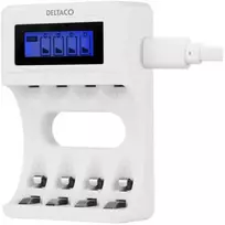 Deltaco CHG-SG-USB100, šarminės, AA, AAA