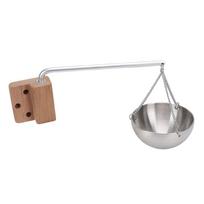 Sauna Aromatherapy Bowl, Stainless Steel Oil Cup Holder Essential Oil Fragrance Diffuser, Semi Circular Design for Sauna Spa Steam Room Aromatherapy