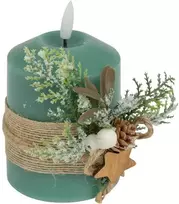 Atmosphera Dekoratyvinė LED parafino žvakė, 10 cm