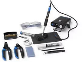 Ifixit „Fixhub Power“ serijos litavimo įrankių rinkinys (juodas/mėlynas, 100 vatų, USB-C, maitinimo stotelė)