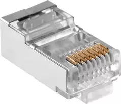 Wtyk Telefono kištukas. RJ45 8P 8C + EKRANAS