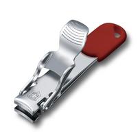 VICTORINOX Nail Stainless Clippers, Red, Sharp, Swiss-Made, Steel, Compact, 8.2050.B1