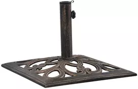 Skėčio pagrindas, bronzinės spalvos, ketus, 12kg, 49cm