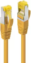 Tinklo Kabelis - LINDY RJ45 S/FTP LSZH Tinklo Kabelis, Cat.6A Kištukas, Cat.7 Neapdirbtas Kabelis, 10 m, Geltonas