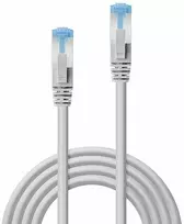 Tinklo Kabelis - LINDY RJ-45 S/FTP LSZH Tinklo Kabelis, Cat.6A Kištukas, Cat.7 Neapdirbtas Kabelis, 2 m, Pilkas, 10 vnt.