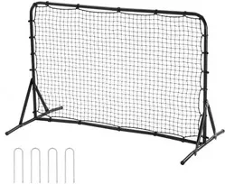 Futbolo atmušimo treniruoklis 1.82x1.21 m, dvipusis tinklas, futbolo įranga, atmušėjas, treniruočių tinklas, rebounderis