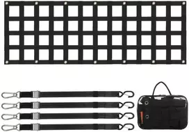Sunkvežimio bagažinės tinklas 1525 x 470 mm, itin tvirtas, 272 kg maksimali apkrova, pikapų bagažinės tinklas