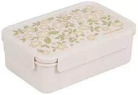A Little Lovely Bento vaikiška priešpiečių dėžutė ‘Žiedai’ rožinė