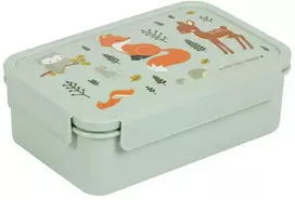 A Little Lovely Bento vaikiška priešpiečių dėžutė 'Miško gyventojai'