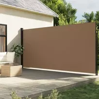 Ištraukiama šoninė markizė, taupe spalvos, 220x500cm