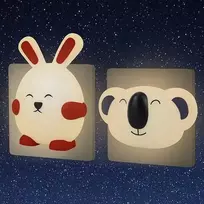 Annmore LED Naktinės lemputės, triušis ir koala