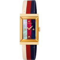 Gucci YA147405 G-Frame Daugiaspalvis Moteriškas Laikrodis 21mm auksas