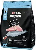 Kačių Maistas - PAN MIĘSKO Vištiena su Upėtakiu Sausas Maistas 400g