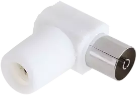 Gniazdo Lizdas HQ Cabletech kampinis TV antenos lizdas