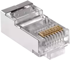 Wtyk Telefono kištukas. RJ45 8P 8C (laidas) per CAT.6E, ekranuotas