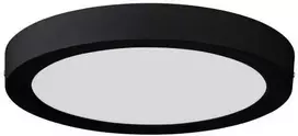 Lubinis šviestuvas Lubinis LED šviestuvas EGLO IDUN-E, 24 W, 2400 lm, 3000 K, juodos sp, Ø30 x 3,4 cm