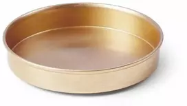 Ambiente Metalinis padėkliukas žvakei 11,5cm,aukso spalvos