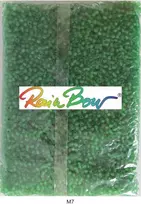 Stikliniai apvalūs karoliukai (biseris) Nr. 6/0 RainBow® 500g, spalva M7