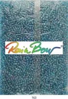 Stikliniai apvalūs karoliukai (biseris) Nr. 6/0 RainBow® 500g, spalva 163