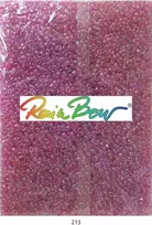 Stikliniai apvalūs karoliukai (biseris) Nr. 6/0 RainBow® 500g, spalva 213
