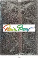 Stikliniai apvalūs karoliukai (biseris) Nr. 6/0 RainBow® 500g, spalva 214