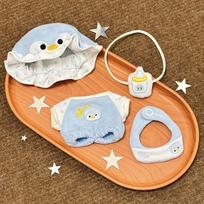 1 set Penguin Baby 10cm Cotton Clothes Baby Bottle Outfit Cotton 's Clothes Set Cartoon Cute 10cm Clothes Children's Gift