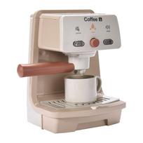 Coffee Machine Toy Barista Pretend Play Cafe Set Children's Play House Simulation Kitchen Miniature Role Play for Boys Girls mėtų žalios spalvos