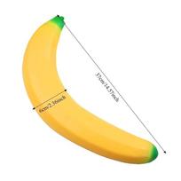 Didelis Banano Squishy Žaislas Fiktyvus Bananas Suspaudžiamas Žaislas Squishy Streso Atsarginis Fidget Žaislas Lėtai Keliantis Stalo Aksesuaras Suaugusiems Dovanos