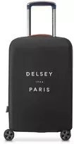Delsey suitcase cover SMALL, matkalaukun suoja, musta