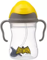 B.BOX BB00900 Vandens butelis su šiaudeliu 240 ml Betmenas