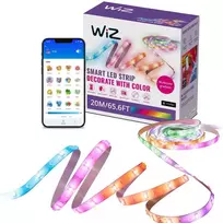 WiZ RGBIC LED strip-valonauha, 20 m