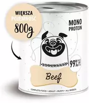 Šunų Maistas - PAKA ZWIERZAKA Pepe Jautienos Drėgnas Maistas 800g Be Vištienos Be Glitimo