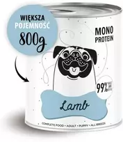 Šunų Maistas - PAKA ZWIERZAKA Pepe Avienos Drėgnas Maistas 800g Visoms Veislėms