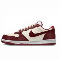 Nike Big Lemon Joy Low top Skateboard Shoes Men's Beige Red 355152-150(Team399-) 40.5