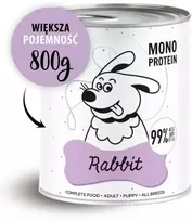 Šunų Maistas - PAKA ZWIERZAKA Pepe Triušio Be Grūdų Drėgnas 800g