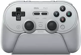 8BitDo Pro 3 Bluetooth Belaidis Pultelis | Pilkas