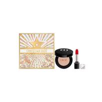 DIOR Lipstick Three-piece set: #999 Velvet Blue Gold Lipstick 3.5g + embroidered outer box + #1N soft and shiny air cushion core 13g mėlyna