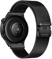 Dirželis „Samsung Galaxy Watch Forcell F-Design FS10“ magnetiniam plienui, 20 mm, juodas
