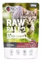Kačių Maistas - VetExpert Raw Paleo Kačiukams Tunų Konservai 100g Be Gluteno