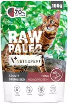 Kačių Maistas - VetExpert Raw Paleo Suaugusiųjų Sterilizuotas Tunas 100g