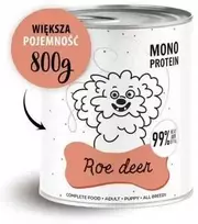 Šunų Maistas - PAKA ZWIERZAKA Pepe Elnių Šlapias Maistas 800g Be Grūdų