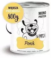 Šunų Maistas - PAKA ZWIERZAKA Pepe Kiaulienos Drėgnas Šunų Maistas 800g Be Gliuteno