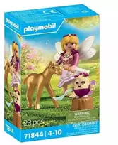 Konstruktorius Playmobil Fėja ir auksinis vienaragio kumeliukas (71844)