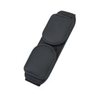 Sunglasses Holder For Car Visor, Magnetic Leather Sunglass Eyeglass Hanger Clip For Car Sun Visor Accessories smėlis