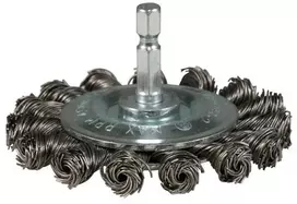 Makita Disko formos 75mm, su 1/4'' šešiakampiu antgaliu, Nerūdijantis plienas (Sukta viela) D-76716